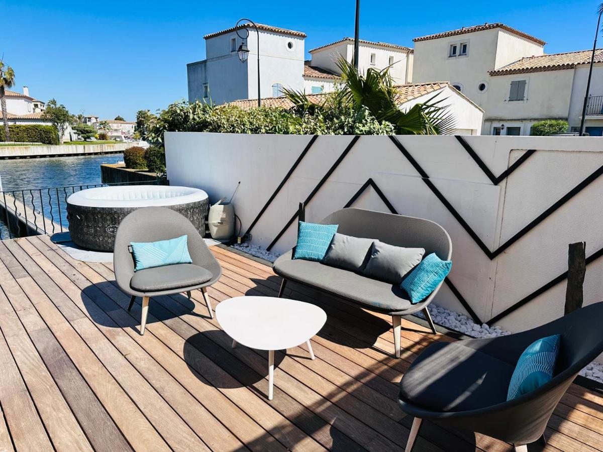 Villa Marina 120M²/8 Pers/ Terrasse 100M²/ Appontement Aigues-Mortes Exterior foto